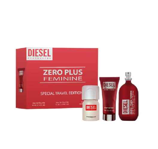 Diesel Zero Plus Feminine - EdT 75 ml + b/lot 100 ml + Plus Plus EdT 30 ml