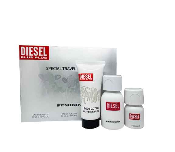 Diesel Plus Plus Feminine - EdT 75 ml + b/lot 100 ml + EdT 30 ml