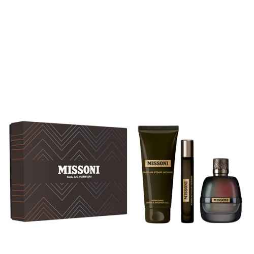 Missoni Parfum Pour Homme - EdP 100 ml + shwer gel 150 ml + EdP 10 ml