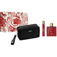 Versace Eros Flame - EdP 100 ml + EdP 10 ml + pouch