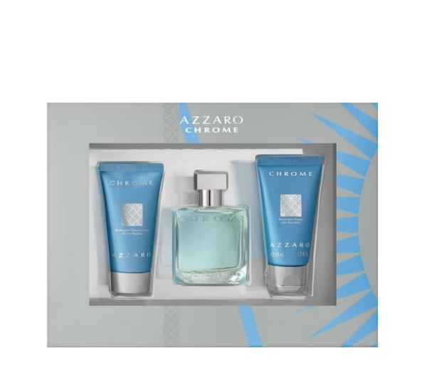 Azzaro Chrome - EdT 100 ml + Hair & Body Shampoo 2 x 75 ml-Dxd50.jpeg