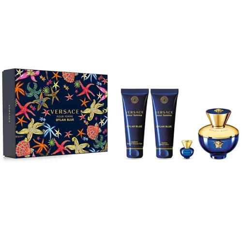 Versace Dylan Blue - EdP 100 ml + 100 ml + 100 ml + 5 ml