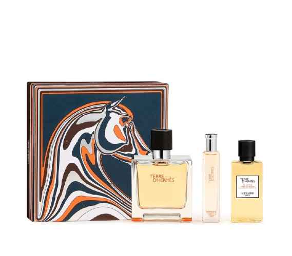 Hermes Terre d`Hermes  - Parfum 75 ml + 15 ml  + 40 ml