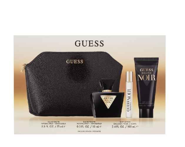 Guess Seductive Noir - EdT 75 ml + лосион за тяло 100 ml + EdT 15 ml + pouch