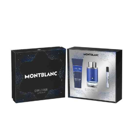 Mont Blanc Explorer Ultra Blue - EdP 100 ml + 100 ml + 7.5 ml