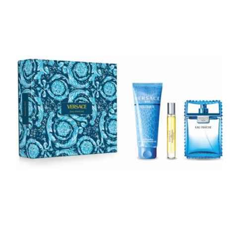 Versace Man Eau Fraiche - EdT 100 ml + EdT 10 ml + sh/gel 150 ml