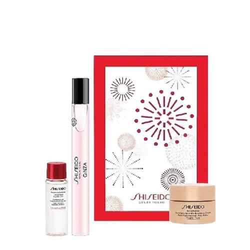 Shiseido Benefiance Overnight Wrinkle 30 ml + Softener 30 ml + Ginza Парфюмна вода 10 ml