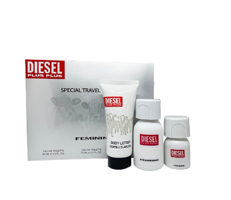 Diesel Plus Plus Feminine - EdT 75 ml + b/lot 100 ml + EdT 30 ml
