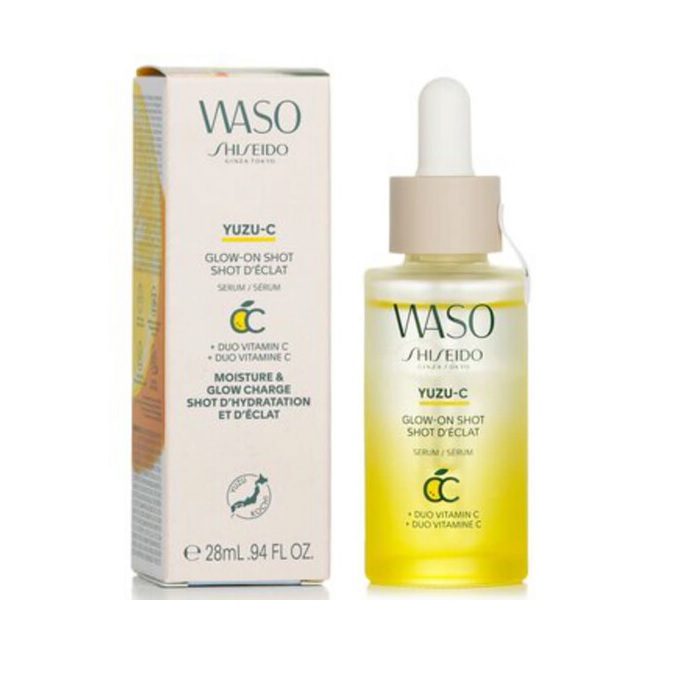 Shiseido WASO Yuzu-C Glow-On Shot Serum + Duo Vitamin C - 28 ml