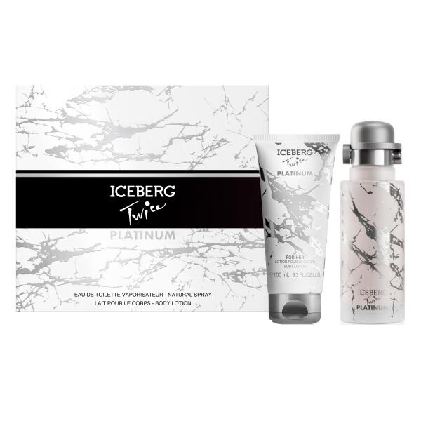 Iceberg Twice Platinum - EdT 125 ml + 100 ml