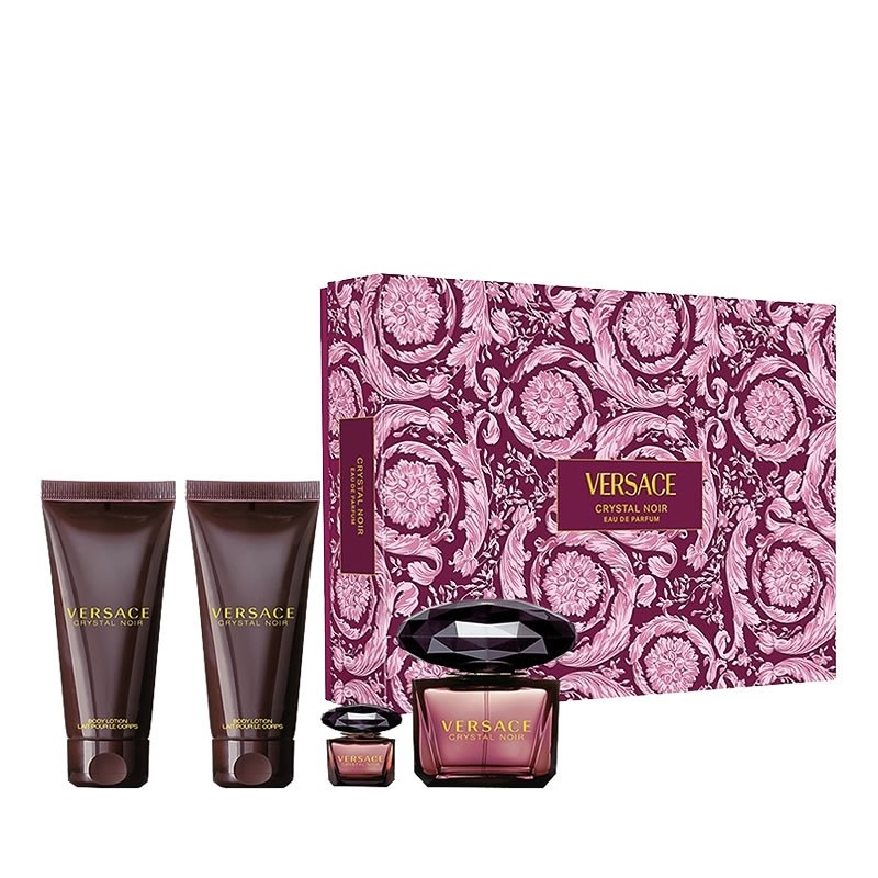 Versace Crystal Noir - EdP 90 ml + b/lot 100 ml + sh/gel 100 ml + EdP 5 ml